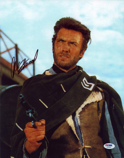 Clint Eastwood The Good, the Bad and the Ugly Signed 11x14 Photo PSA/DNA #X03504