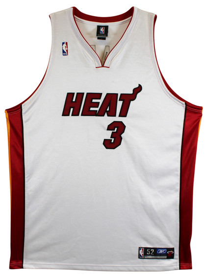 Heat Dwyane Wade Authentic Signed White Reebok Authentic Jersey PSA/DNA #AH77326