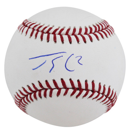 Angels Jorge Soler Authentic Signed Robert Manfred Oml Baseball BAS #BP33048