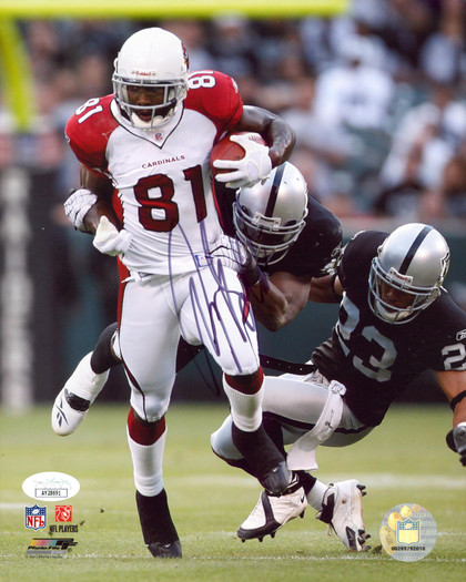 Cardinals Anquan Boldin Authentic Signed 8x10 PhotoFile Photo JSA #AY28691