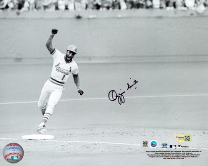 Cardinals Ozzie Smith Authentic Signed 8x10 Horizontal Photo Fanatics #B530112