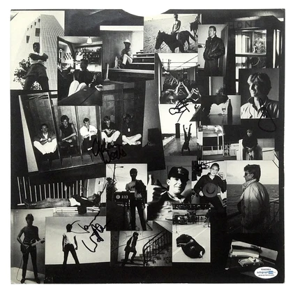 The Fixx Signed X5 Autographed LP Album Sleeve Insert ACOA