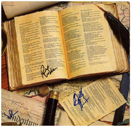 Kansas Signed X3 Autographed Album Sleeve