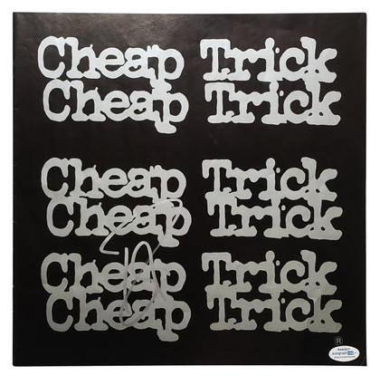 Cheap Trick Signed Autographed Album Record LP Flat ACOA