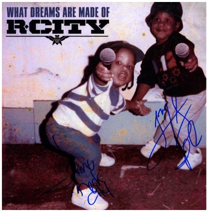 R. City Signed X2 What Dreams Are Made Of Album Flat