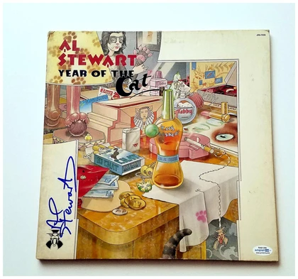 Al Stewart Signed Autographed Year Of The Cat Album Cover ACOA