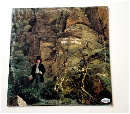 Dave Mason Signed Autographed Alone Together Album Cover LP ACOA