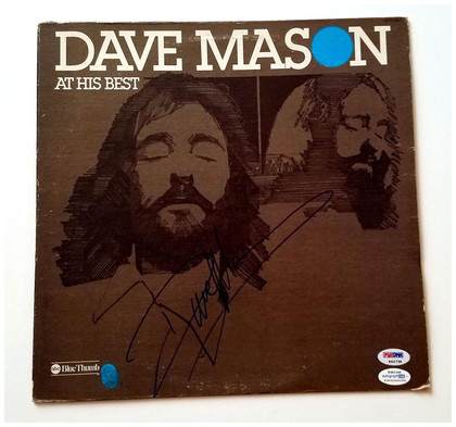 Dave Mason Signed Autographed At His Best Album LP ACOA PSA