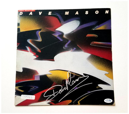 Dave Mason Signed Autographed Record Album LP Cover ACOA