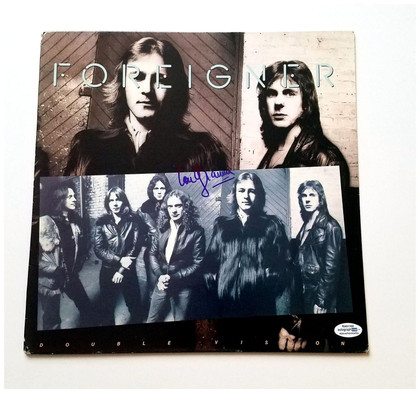Foreigner Lou Gramm Signed Autographed Album Cover LP ACOA