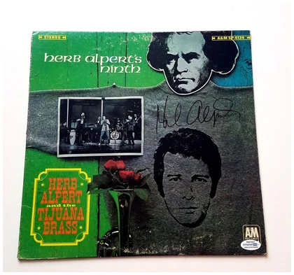 Herb Alpert Signed Autographed Ninth Album Cover LP ACOA