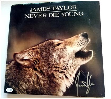 James Taylor Signed Autographed Record Album LP ACOA Version 3