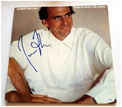 James Taylor Signed Autographed Record Album LP ACOA Version 5