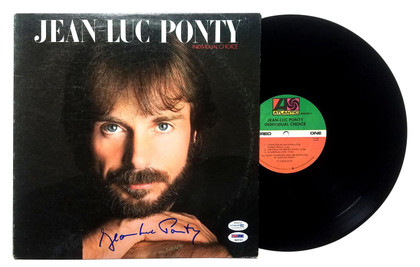 Jean-Luc Ponty Signed Autographed Record Album LP ACOA PSA