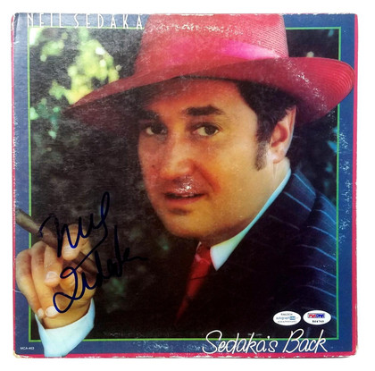 Neil Sedaka Signed Autographed Record Album LP ACOA
