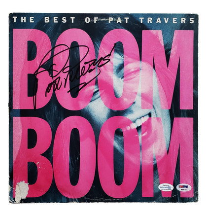 Pat Travers Signed Autographed Record Album LP ACOA PSA Version 2