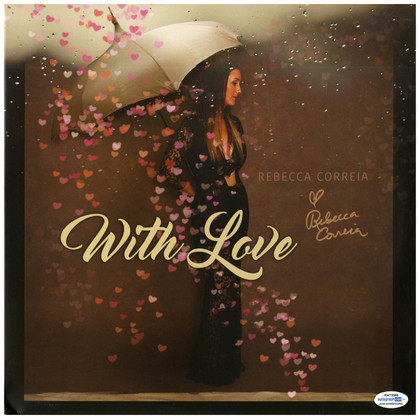 Rebecca Correia Signed Autographed Record Album LP With Love ACOA Version 1