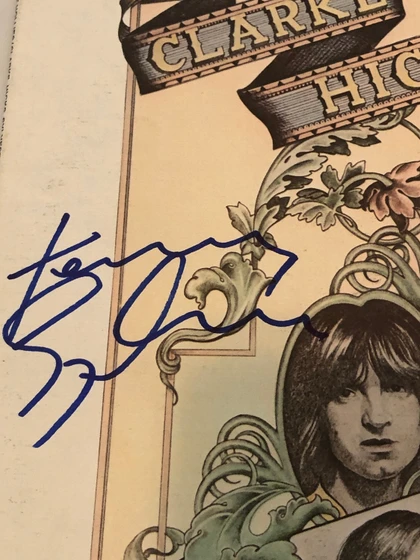 The Hollies Terry Sylvester CHSCE  Signed Vinyl Album Lp