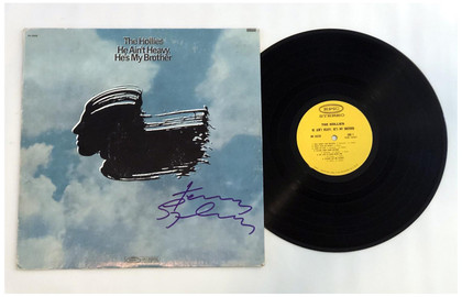 The Hollies Terry Sylvester He Ain't Heavy Signed Vinyl Album Lp