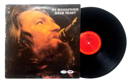 Willie Nelson Signed Autographed Record Album LP ACOA PSA Version 1