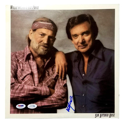 Willie Nelson Signed Autographed Record Album LP ACOA PSA Version 2