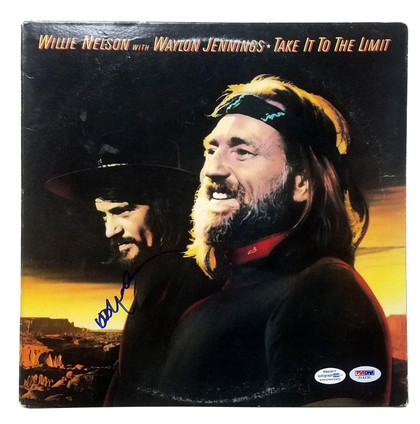 Willie Nelson Signed Autographed Record Album LP ACOA PSA Version 4