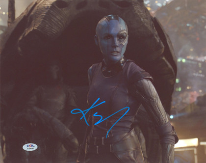 Karen Gillan Guardians of the Galaxy Signed 11x14 Photo PSA/DNA #AQ49597