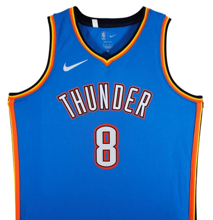 Thunder Jalen Williams Signed Blue Nike Icon Finals Edition Swingman Jersey JSA