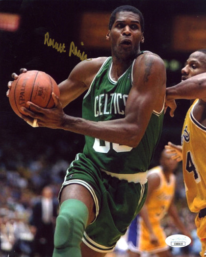 Celtics Robert Parish Authentic Signed 8x10 Vertical Photo JSA #CD80619