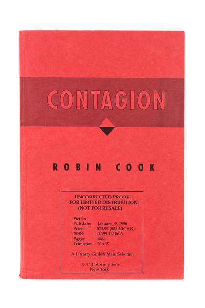 Robin Cook's Contagion (Unsigned Advance Uncorrected Proof)