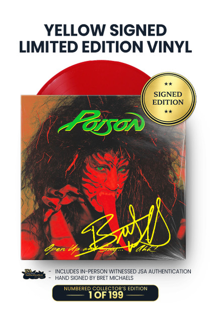 Open Up And Say Ahh! - Poison (Signed Vinyl)