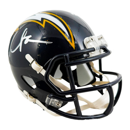 Anthony Miller Signed San Diego Chargers Throwback 88-06 Speed Mini Football Helmet (JSA)