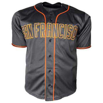 Evan Longoria Signed San Francisco Black Baseball Jersey (JSA)
