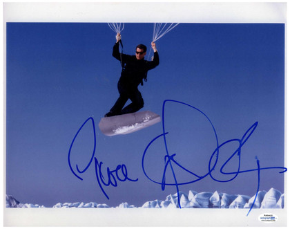 Golden Eye Pierce Brosnan Signed Autographed 11x14 Photo James Bond 007 ACOA