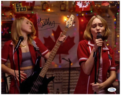 Harley Quinn Smith Signed 11x14 Photo Yoga Hosers with Lily Rose Depp ACOA