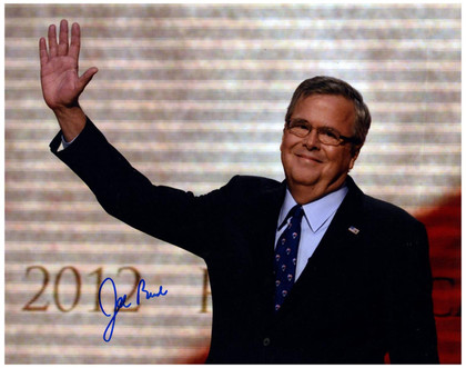 Jeb Bush Signed Autographed 11x14 Photo George W. Bush Brother Version 2