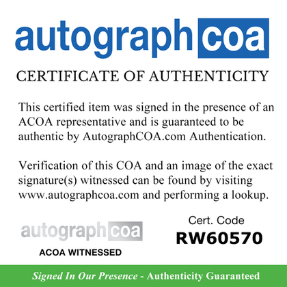 The Karate Kid Ralph Macchio Autographed 11x14 Photo ACOA Witness ITP Version 6