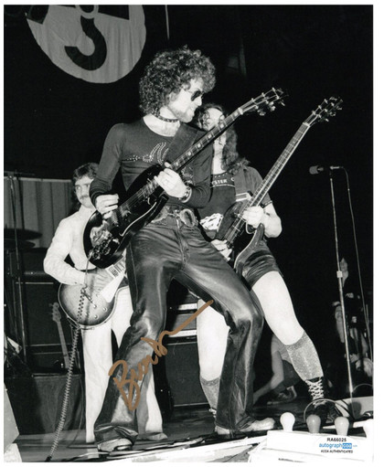 Blue Oyster Cult Buck Dharma Signed Autographed 8x10 Photo ACOA Version 1