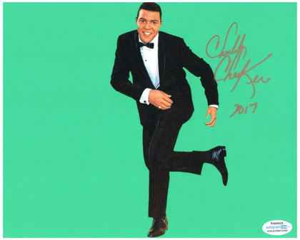 Chubby Checker Signed Autographed 8x10 Photo The Twist ACOA Version 2