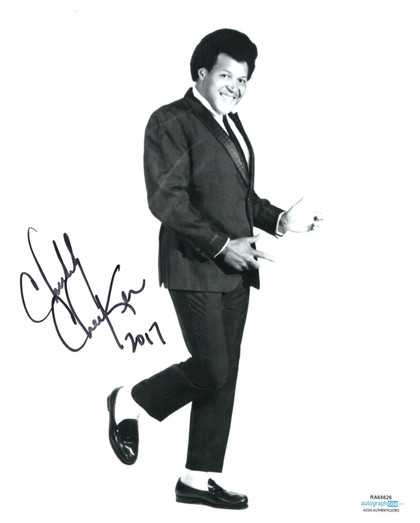 Chubby Checker Signed Autographed 8x10 Photo The Twist ACOA Version 3