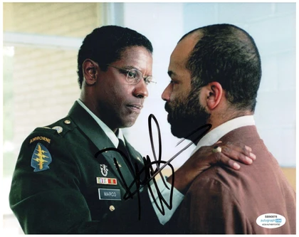 Denzel Washington Signed Autographed 8x10 The Manchurian Candidate Photo ACOA