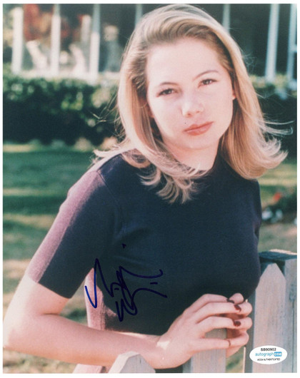 Michelle Williams Signed Autographed 8x10 Pretty Lips Photo ACOA