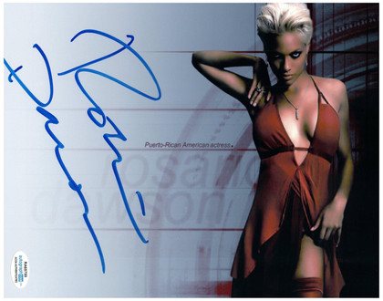 Rosario Dawson Signed Autographed 8x10 Photo Hot Sexy ACOA Version 1