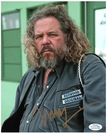 Sons Of Anarchy Mark Boone Junior Autograph 8x10 Photo ACOA Version 1