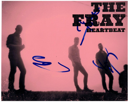 The Fray Heartbeat Signed Autographed 8x10 photo
