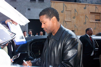 Denzel Washington Signed Autographed 11x14 Revolution Photo ACOA
