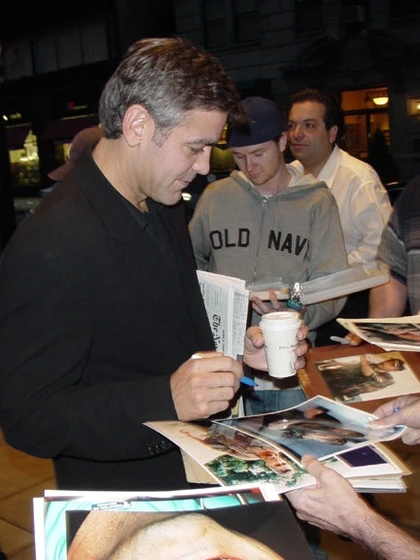 George Clooney Signed Autographed 11x14 ER Photo ACOA
