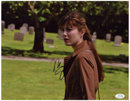 Mary Elizabeth Winstead Signed Autographed 11x14 Cemetery Photo ACOA