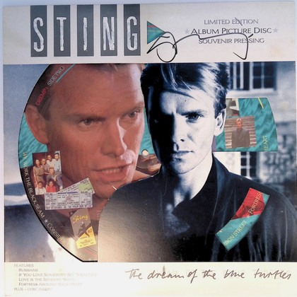 Sting  Picture disc  "The Dream of the Blue Turtle"