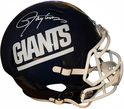 Lawrence Taylor Signed New York Giants Riddell Nfl Full Size Speed Tb Rep Helmet  Beckett Witnessed (Hof)